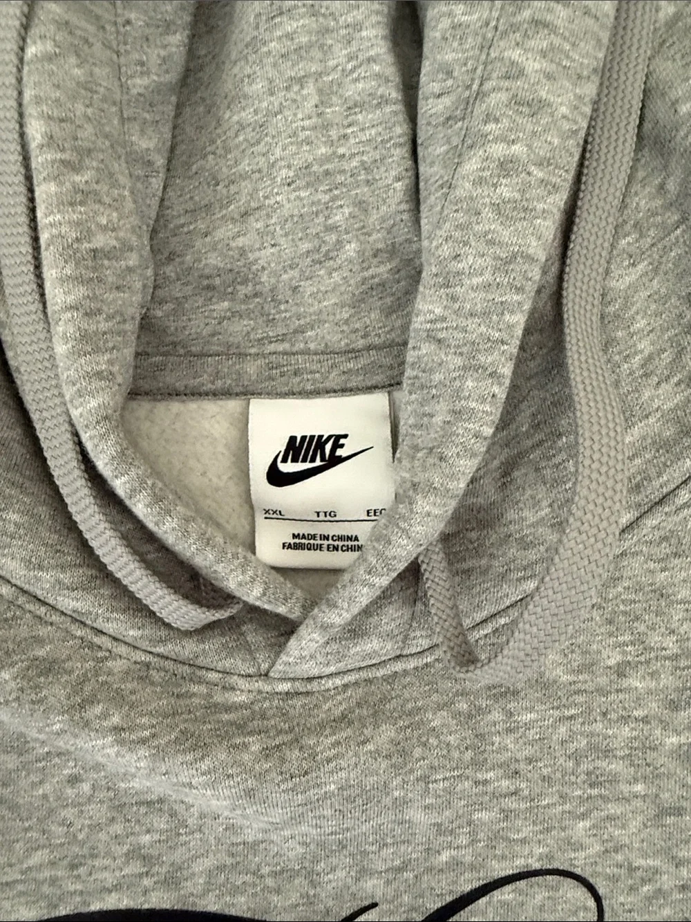 Nike Grey 'That's Mamba' Pullover Hoodie with Black Graphic